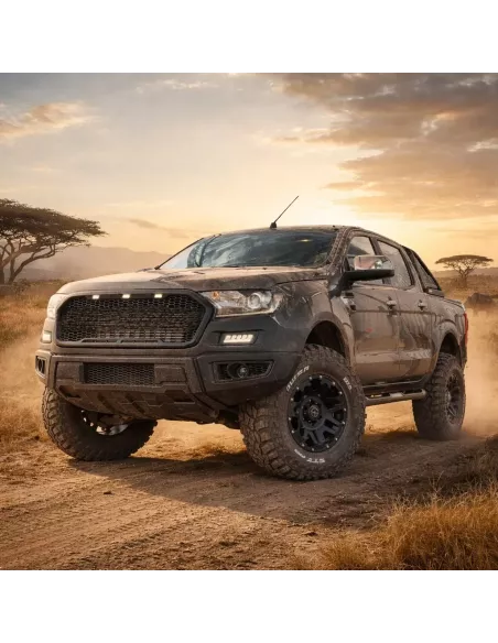 Kit pare-choc type Raptor Ford Ranger 2016-2022 + calandre LED