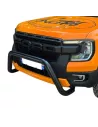 Pare-buffle Ford Ranger 2023 noir acier 76 mm