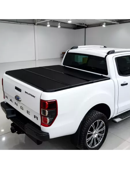 Couvre-benne Ford Ranger 2023+ aluminium pliable 3 volets sécurisé