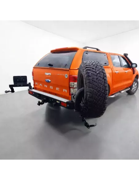 Pare-choc arrière support de jerrycan et roue Ford Ranger 2012-2022