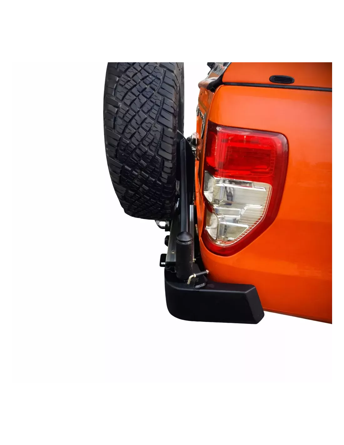 Rear bumper with jerrycan support and Ford Ranger wheel 2012-2022