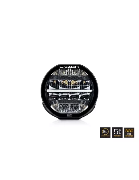 kit 2 phares led lazer sentinel elite 9 noir faisceau supports 76 mm