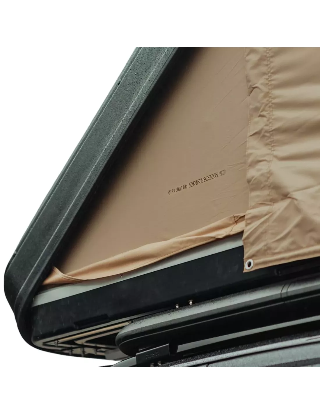 Tente de toit Predator Explorer 210 noir rigide 2 places