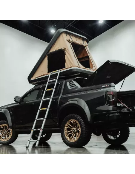 Tente de toit Predator Explorer 210 noir rigide 2 places