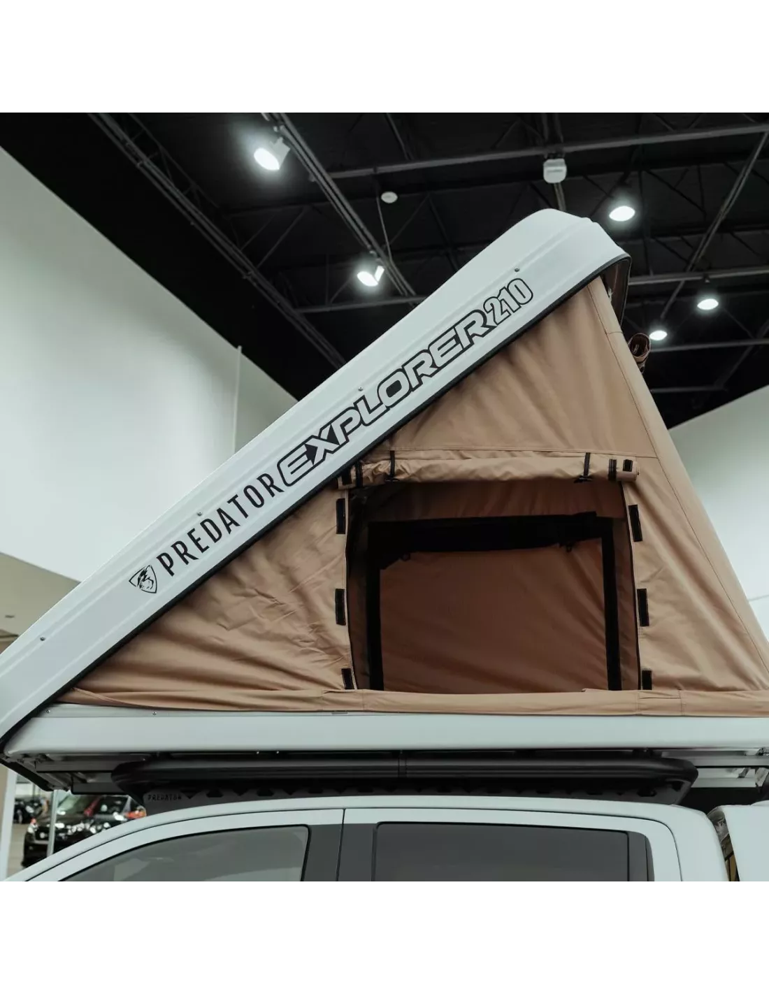 Tente de toit Predator Explorer 210 blanc rigide 2 places