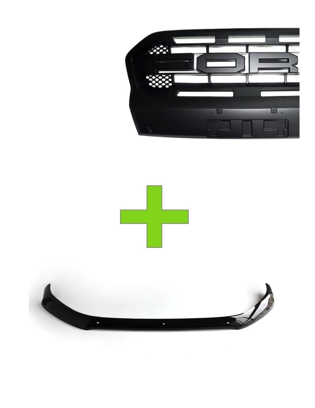 Pack calandre + déflecteur de capot Ford Ranger