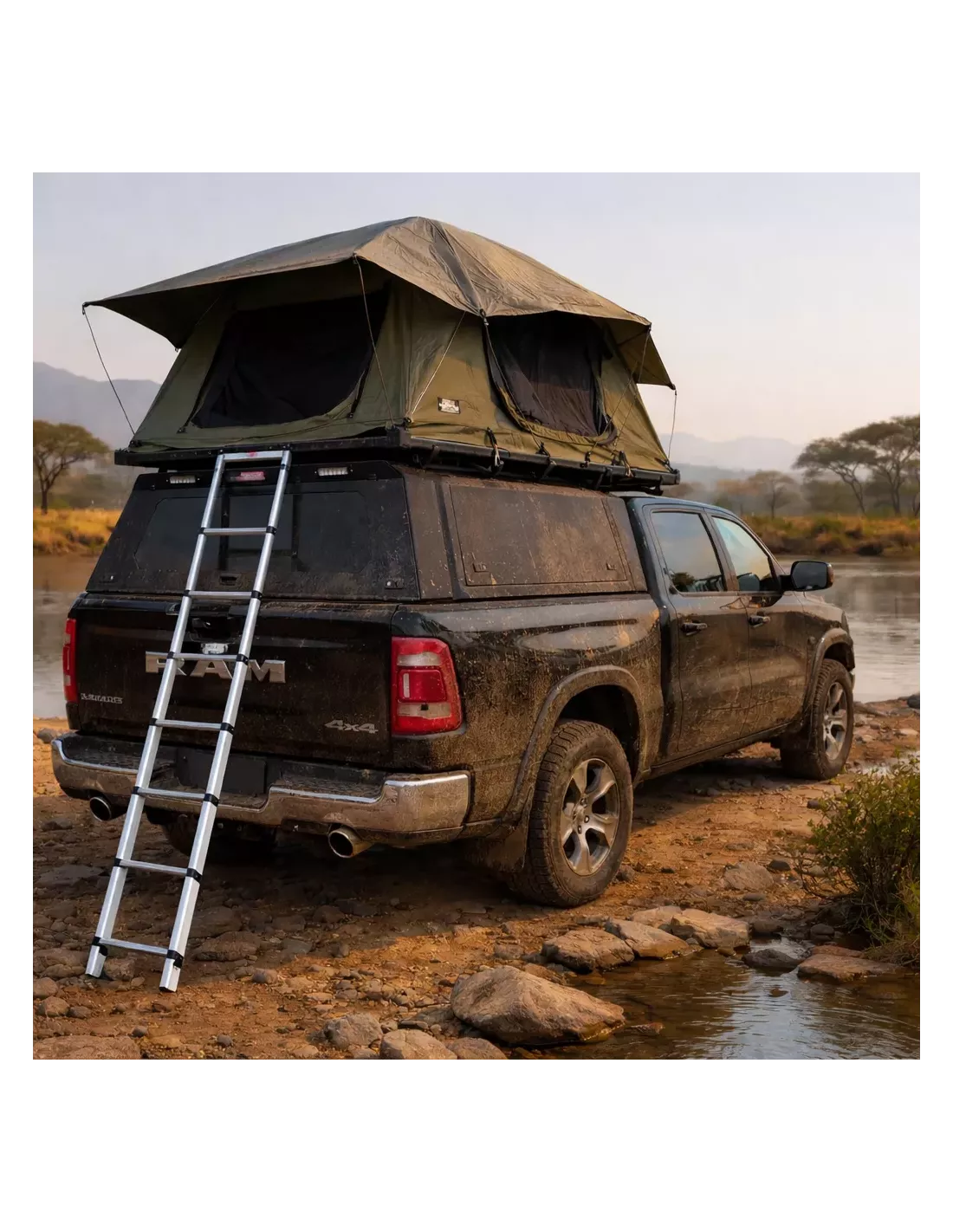 Hard Top Dodge Ram 1500 (2019+) Ranger-Offroad Traveller – Sliding windows
