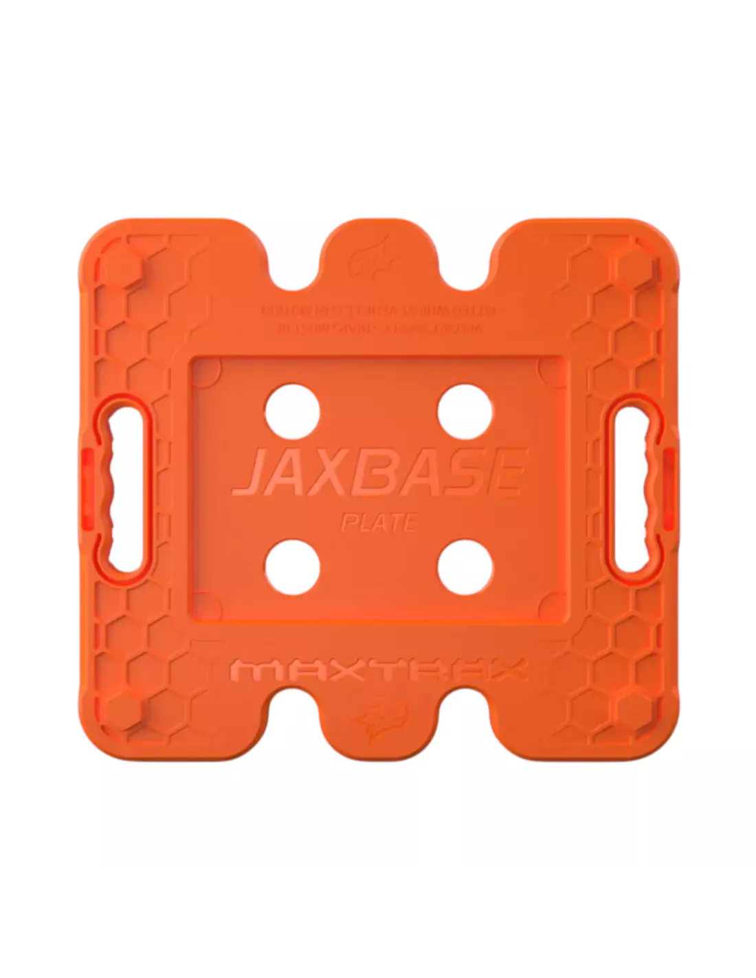 Plaque Jaxbase Maxtrax orange – Base cric Hi-Lift off-road