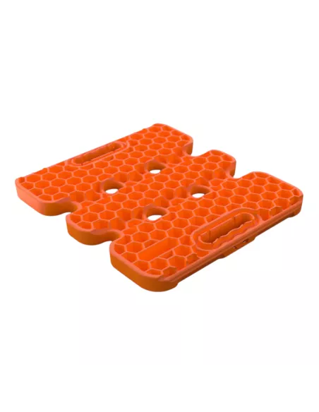 Plaque Jaxbase Maxtrax orange – Base cric Hi-Lift off-road