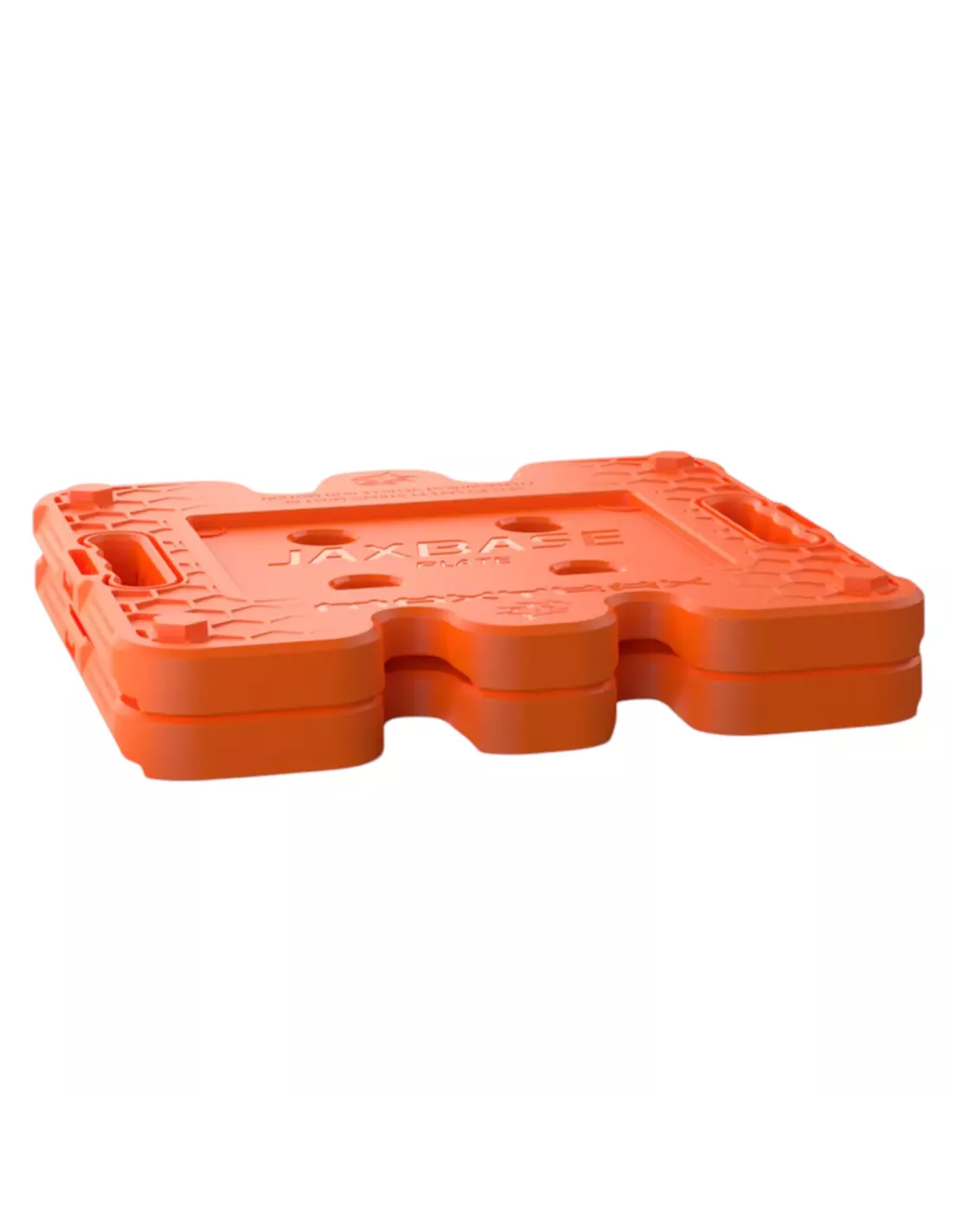 Plaque Jaxbase Maxtrax orange – Base cric Hi-Lift off-road