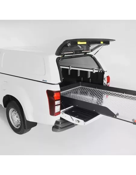 Plateau coulissant benne pickup cabine approfondie 1630 x 820 mm