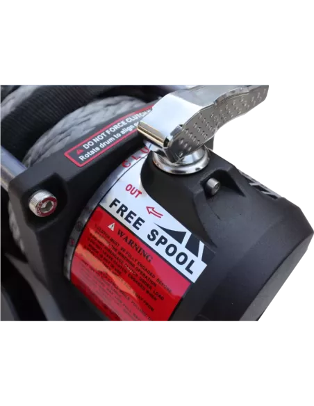 Treuil 12500 lbs T-MAX EW-12500S 12V 5665 kg corde synthétique