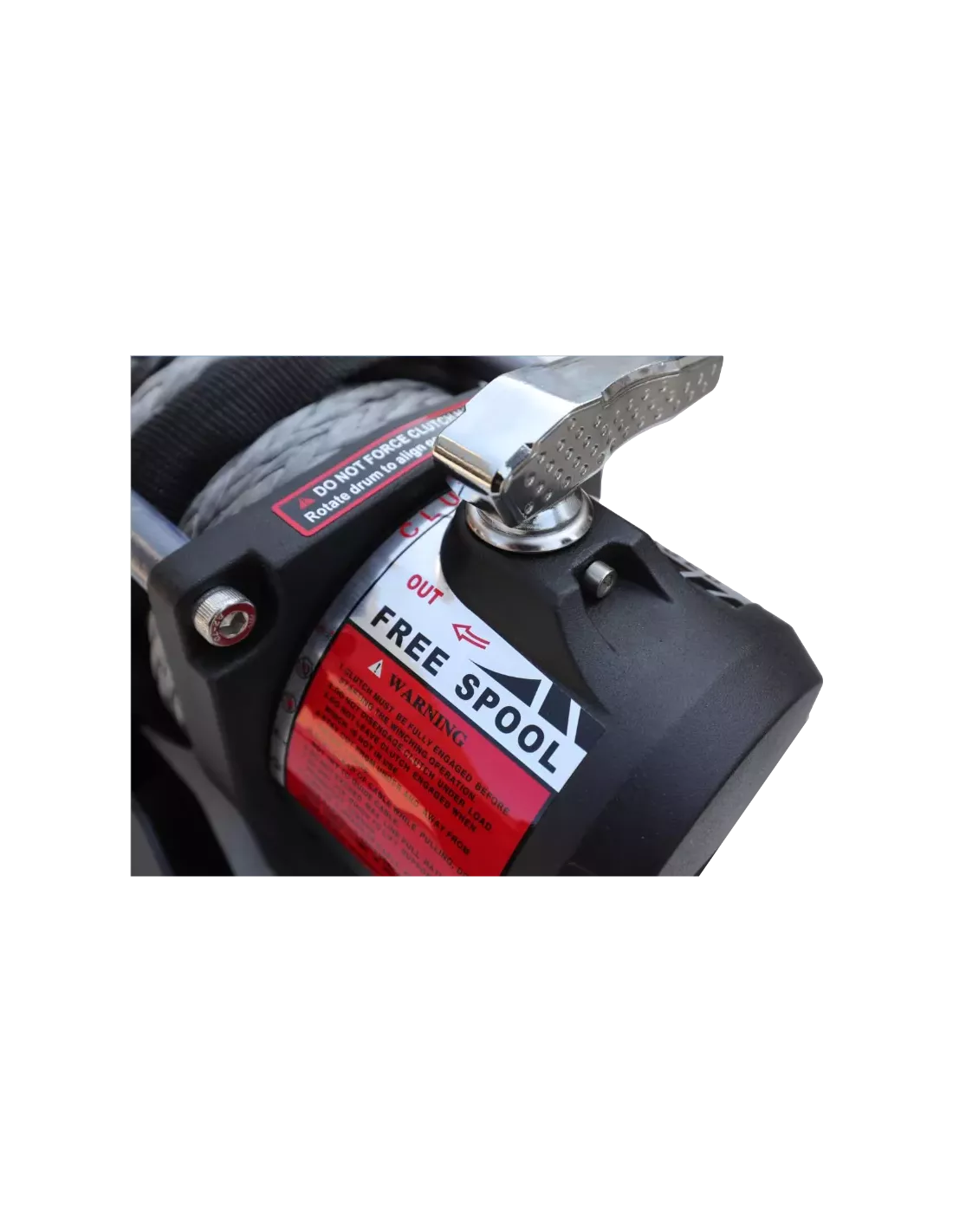 Treuil 12500 lbs T-MAX EW-12500S 12V 5665 kg corde synthétique