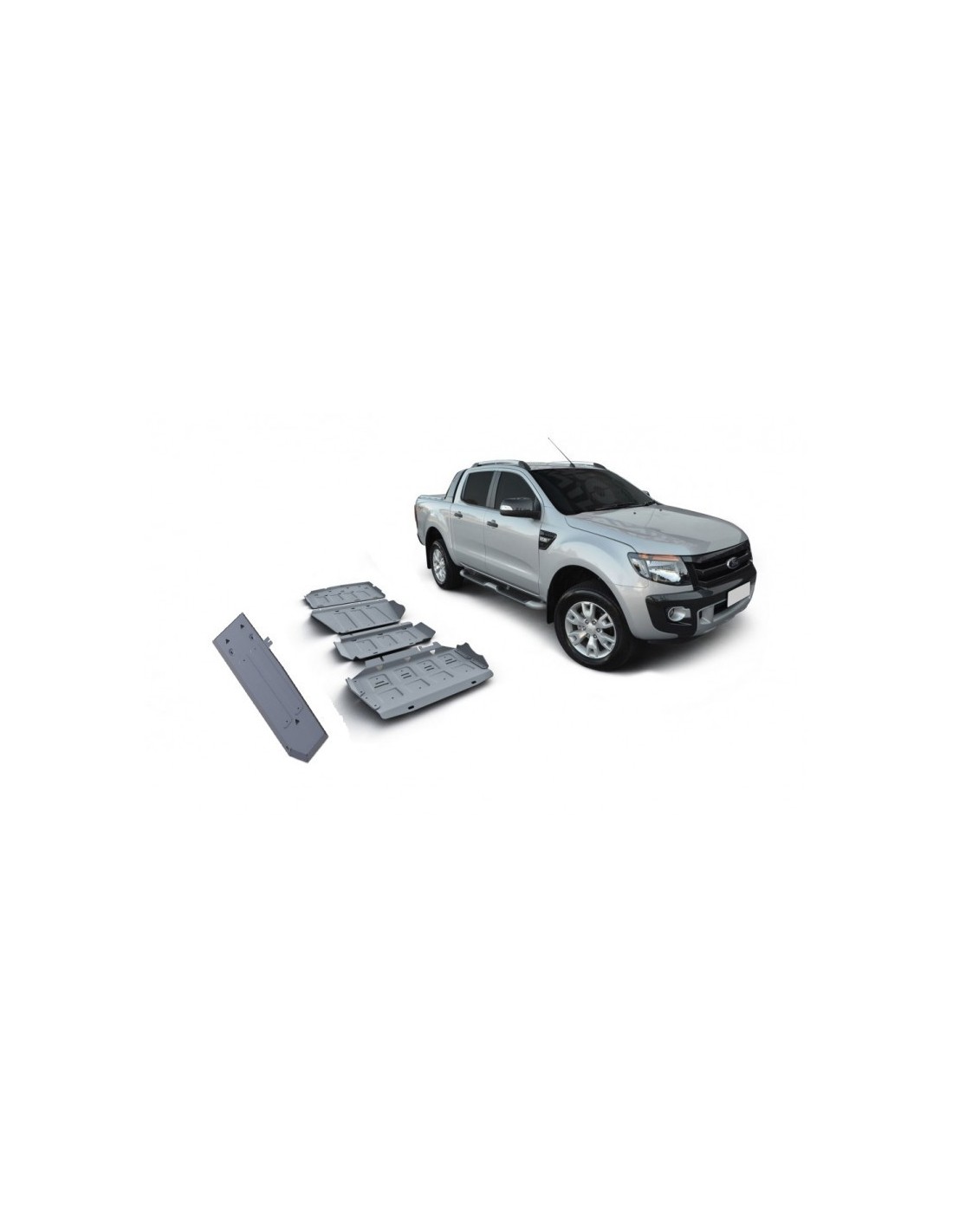 Blindage RIVAL kit complet 7 pièces pour Ford Ranger