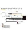 KIT DE CÂBLAGE UNE LAMPE (4-BROCHES, DEUTSCH DT, 12V)