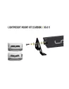 SUPPORTS SUR CAPOT LÉGERS LAZER (Carbon-6)