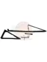 Kit fenêtre ventilation 1/4 et cadre droit Terrain Tamer
