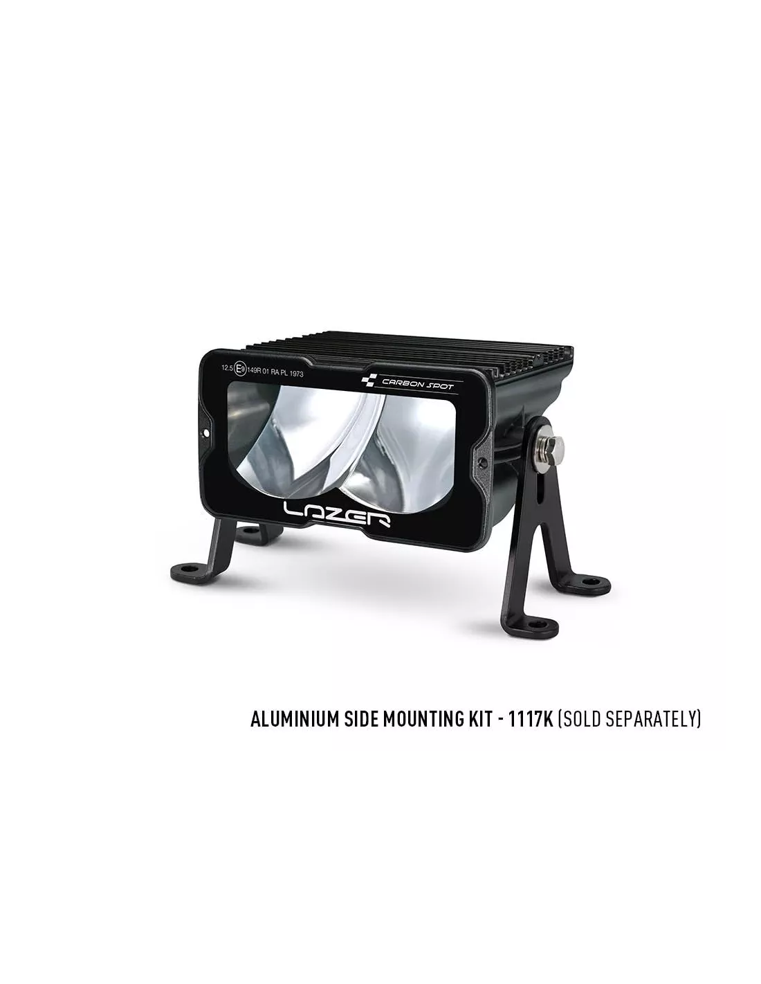 PHARE LED LAZER CARBON-2 SPOT (MODE FEU JAUNE)