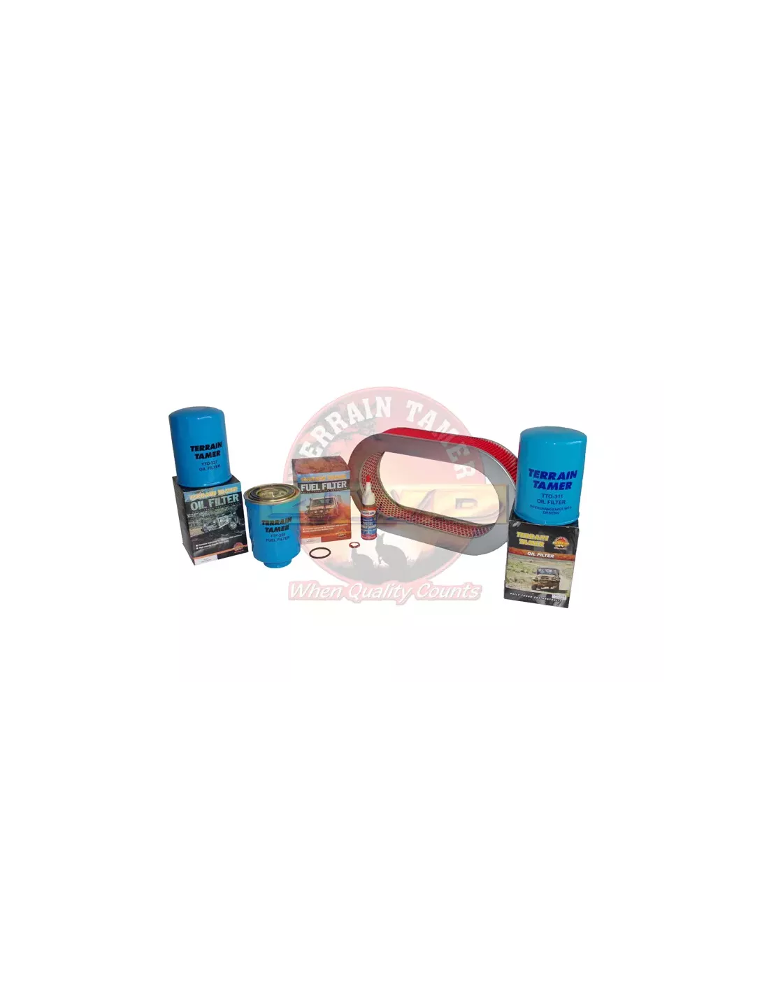 Kit filtre Terrain Tamer TD42T non turbo filtre ovale