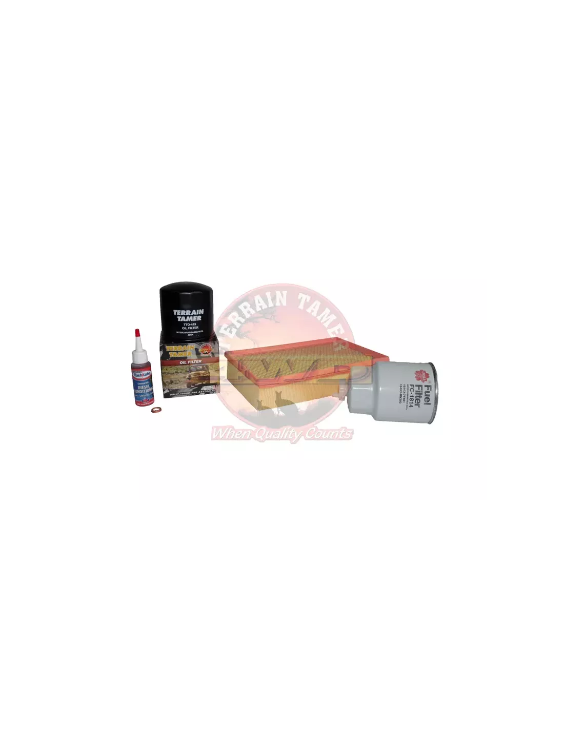 Kit filtre D40 R51 YD25DT avec filtre à huile vissé