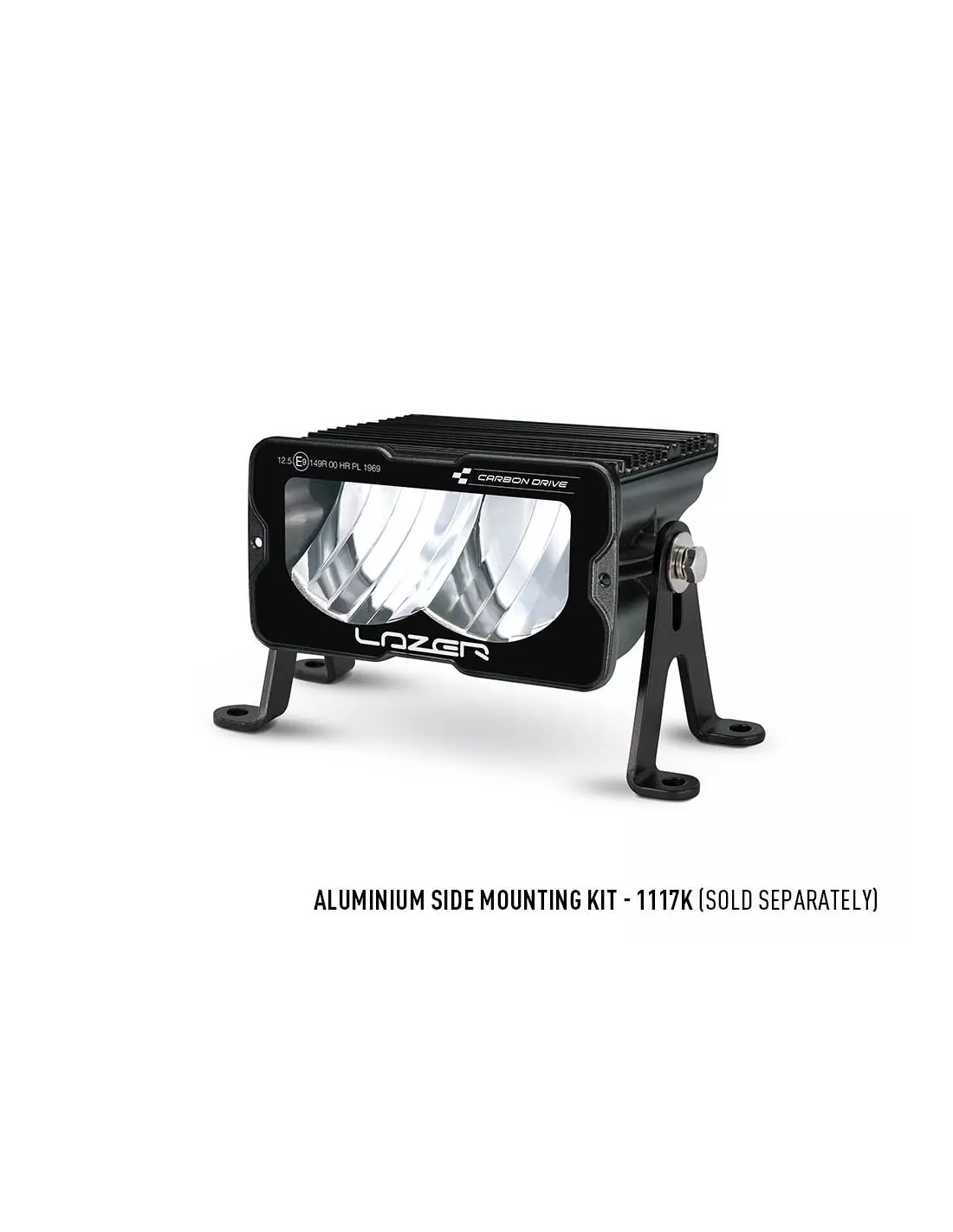 PHARE LED LAZER CARBON-2 DRIVE (MODE FEU JAUNE)