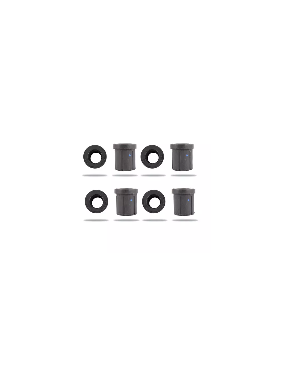 SILENTBLOCS CAOUTCHOUC JUMELLES TOYOTA HILUX 2005+ (kit de 4