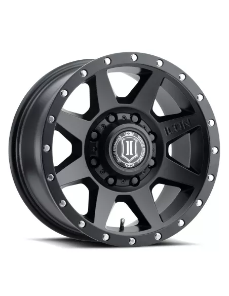 JANTE ICON ALLOYS REBOUND HD SAT BLACK 8.5 X 17 8x165.1 ET13