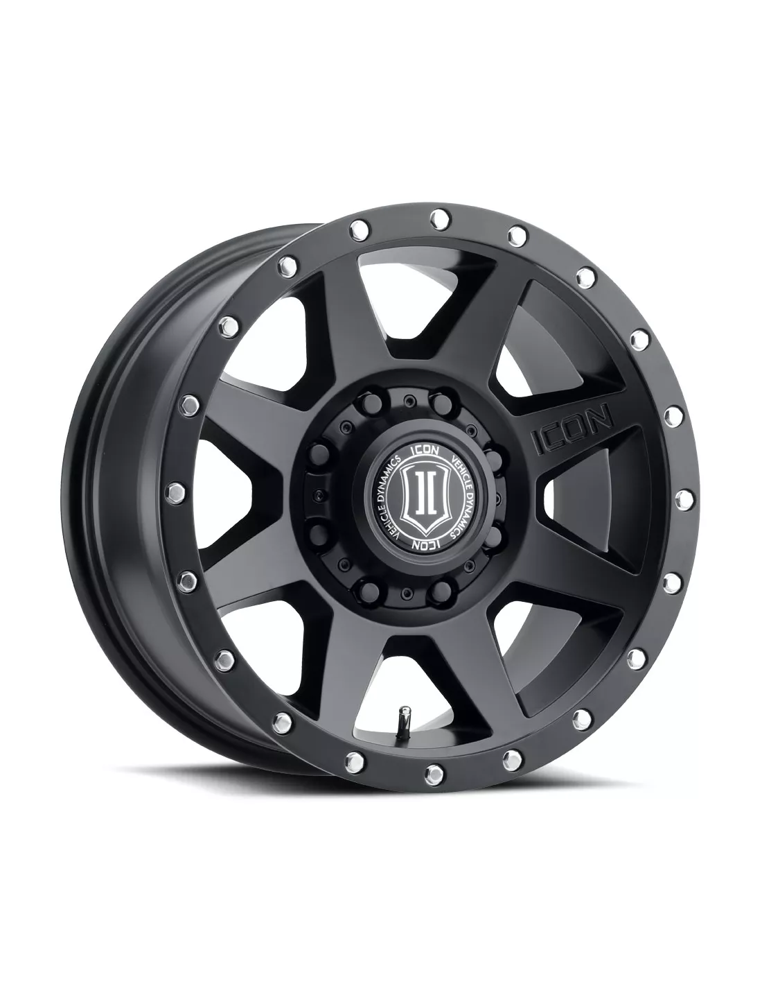 JANTE ICON ALLOYS REBOUND HD SAT BLACK 8.5 X 17 8x165.1 ET13
