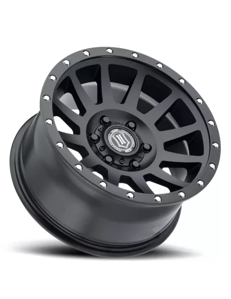 JANTE ICON ALLOYS COMPRESSION SAT BLACK 8.5 X 17 6x139.7 ET2