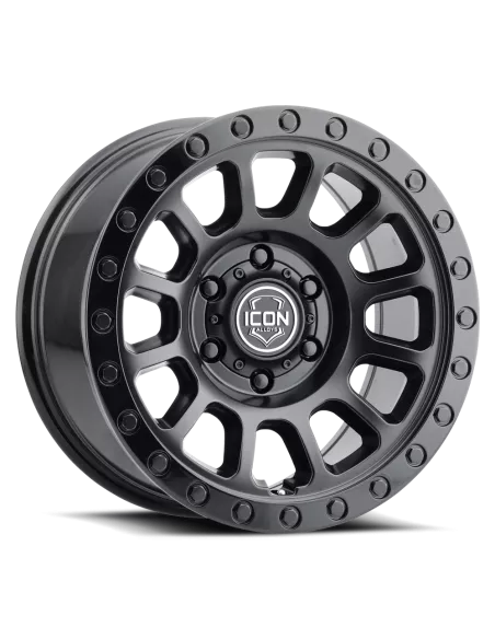 JANTE ICON ALLOYS HULSE DOUBLE BLACK 8.5 X 17 6x139.7 ET25 C