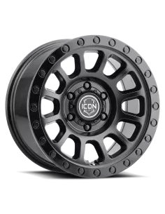 JANTE ICON ALLOYS HULSE DOUBLE BLACK 8.5 X 17 5x127 ET20 CB7