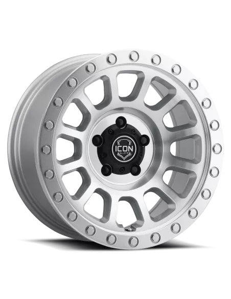 JANTE ICON ALLOYS HULSE SILVER MACHINED 8.5 X 17 6x139.7 ET6