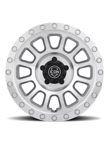 JANTE ICON ALLOYS HULSE SILVER MACHINED 8.5 X 17 6x139.7 ET6