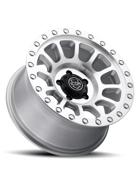 JANTE ICON ALLOYS HULSE SILVER MACHINED 8.5 X 17 6x139.7 ET6