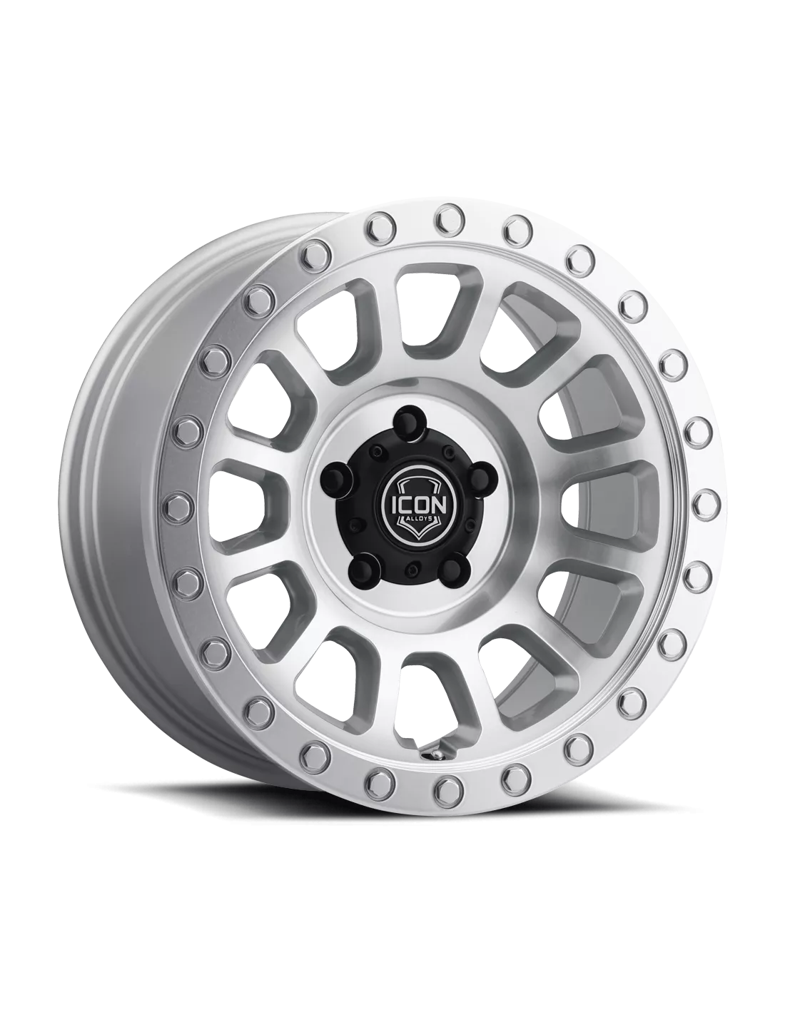JANTE ICON ALLOYS HULSE SILVER MACHINED 8.5 X 17 5x127 ET20
