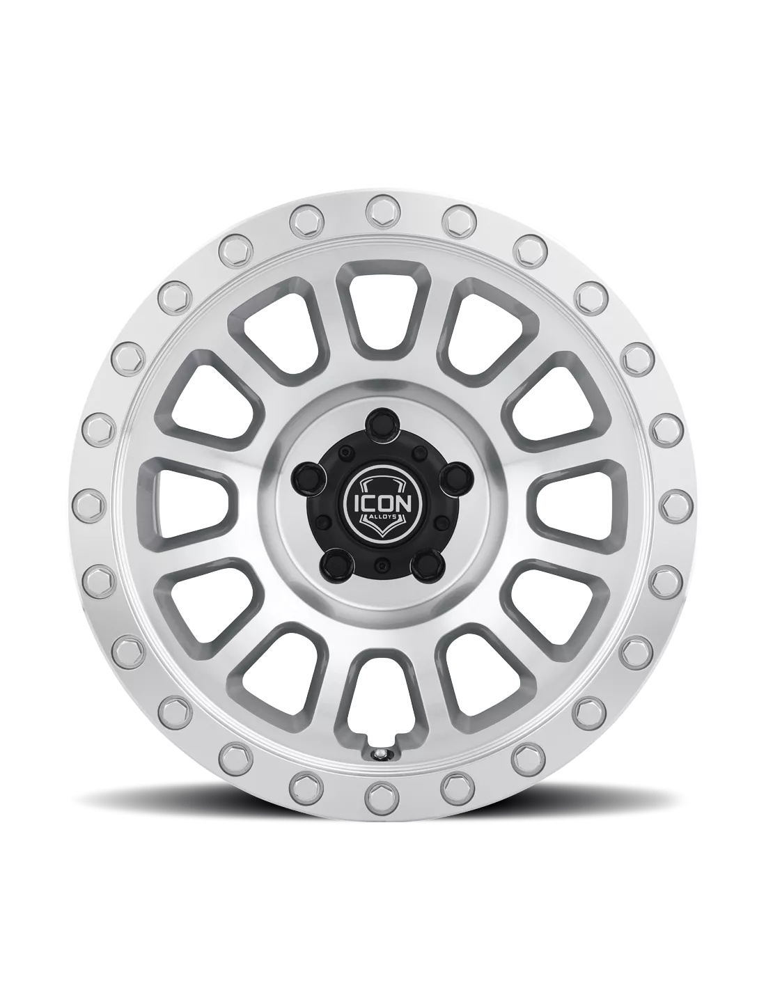 JANTE ICON ALLOYS HULSE SILVER MACHINED 8.5 X 17 5x127 ET20