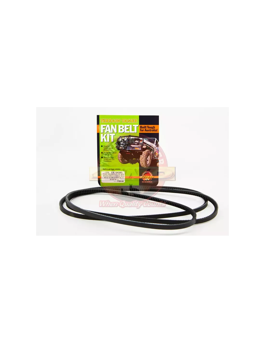 Kit courroie ventilateur A/C 2.5L 3.0L diesel Terrain Tamer