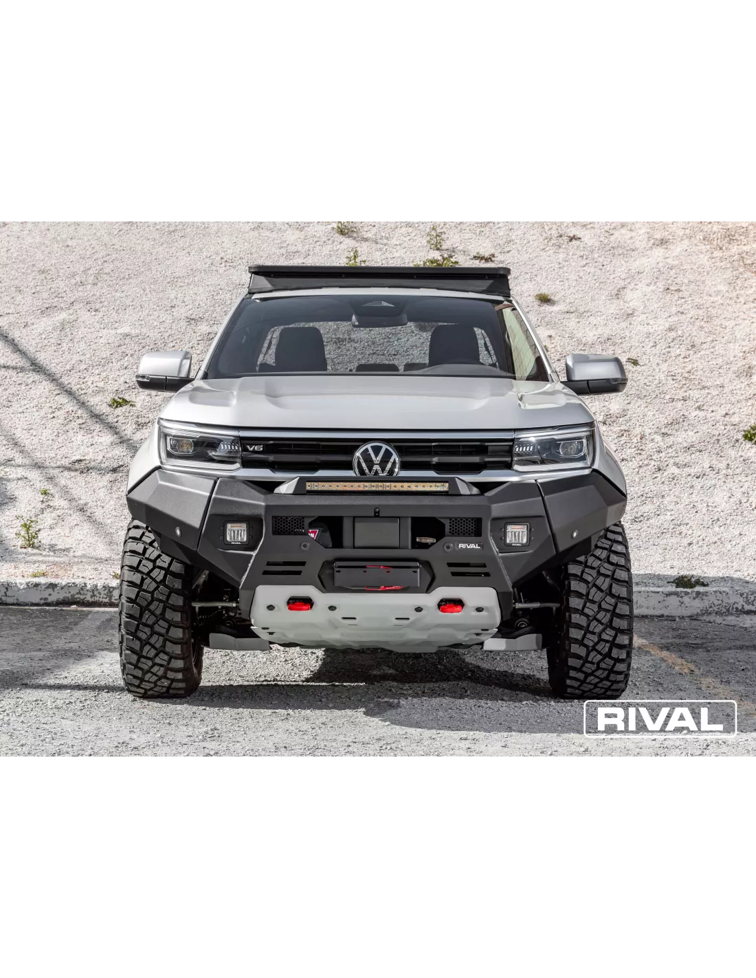 BUMPER FRONT RIVAL VW AMAROK 2023+ (USAGE COMPETITION)