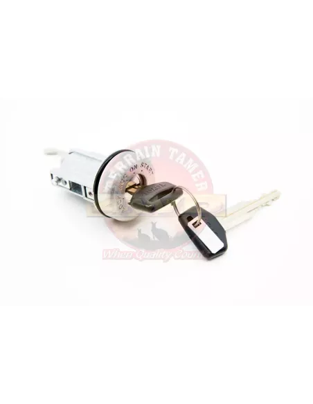 Jeu barillet et clé contacteur compatible serrure volant 690