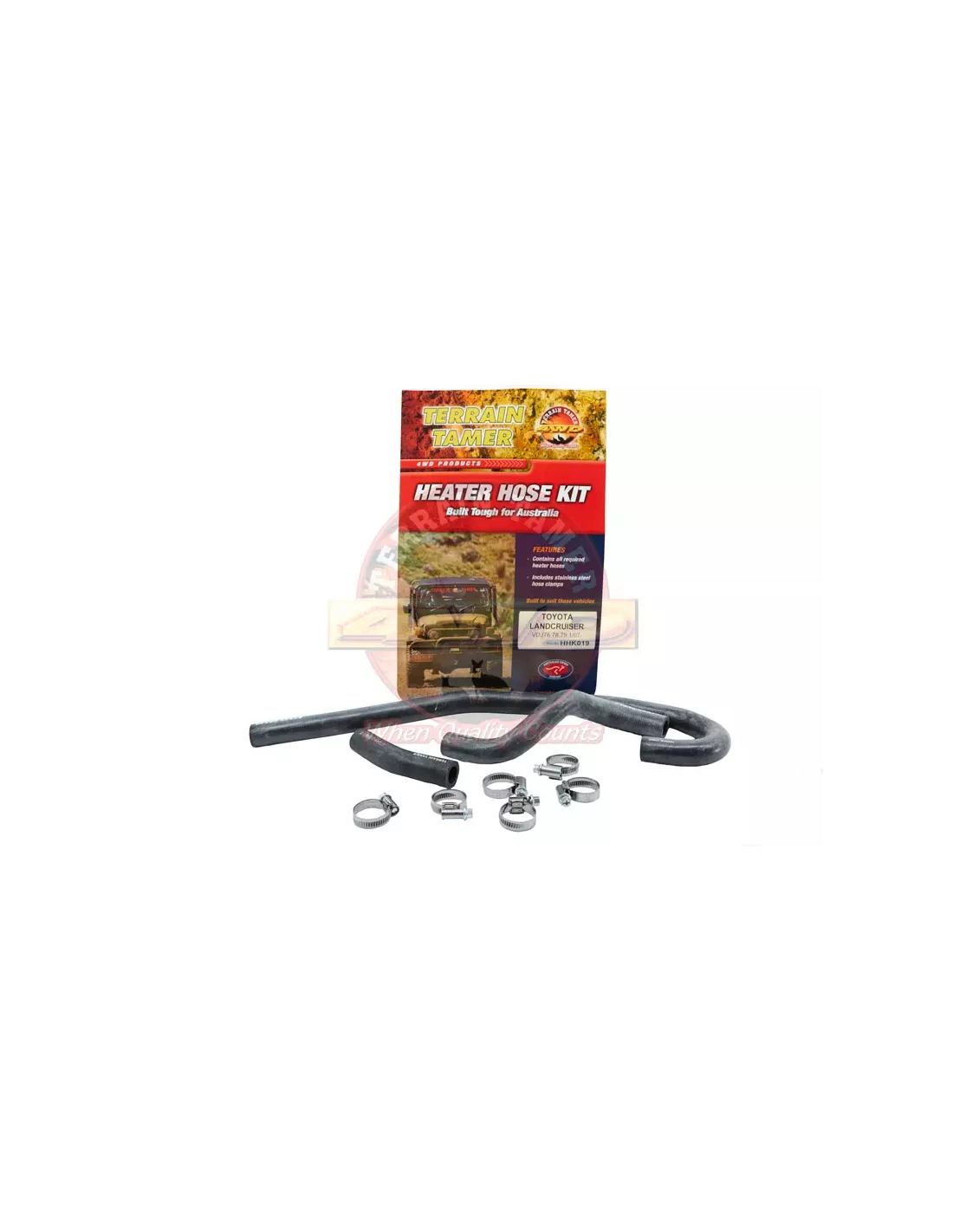Kit durites chauffage Terrain Tamer VDJ76 VDJ78 VDJ79