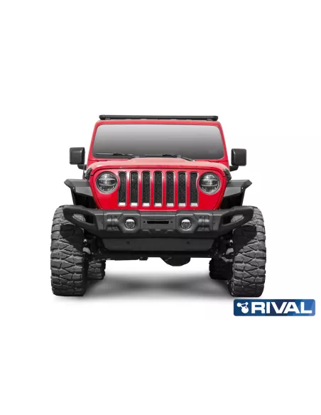 BUMPER FRONT RIVAL JEEP WRANGLER ACIER (USAGE COMPETITION)