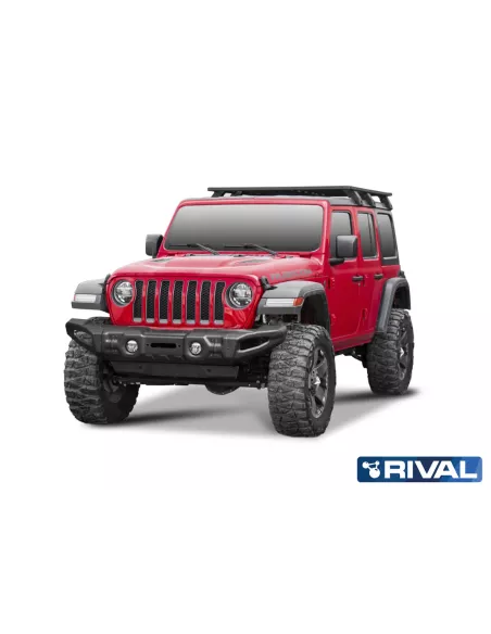BUMPER FRONT RIVAL JEEP WRANGLER ACIER (USAGE COMPETITION)