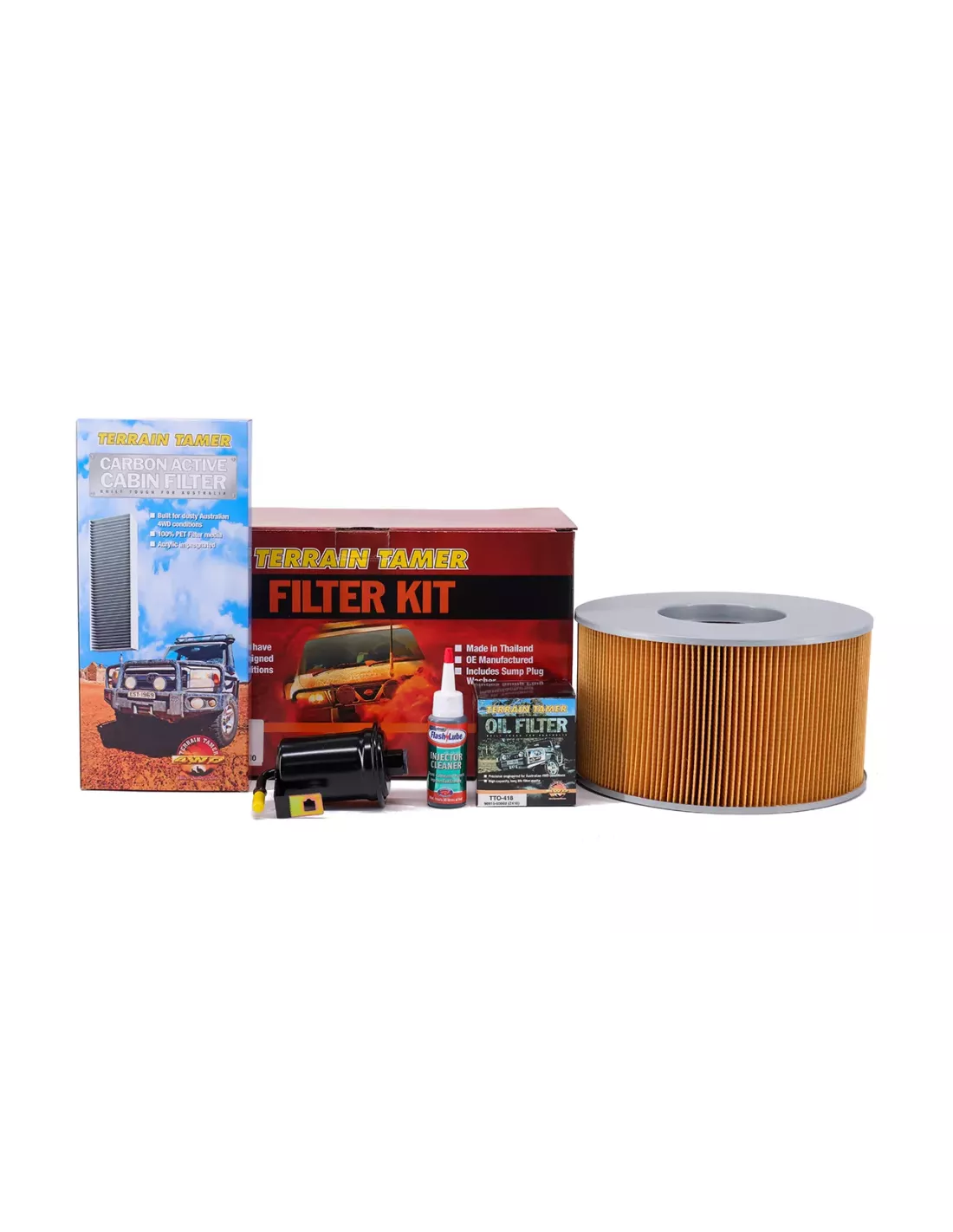 Kit filtre à air rond Terrain Tamer L/C non européen