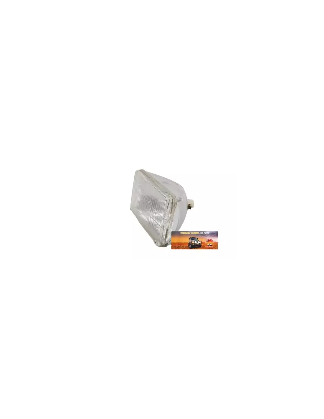 Phare scellé Terrain Tamer 12V 50W rectangulaire 165x100mm