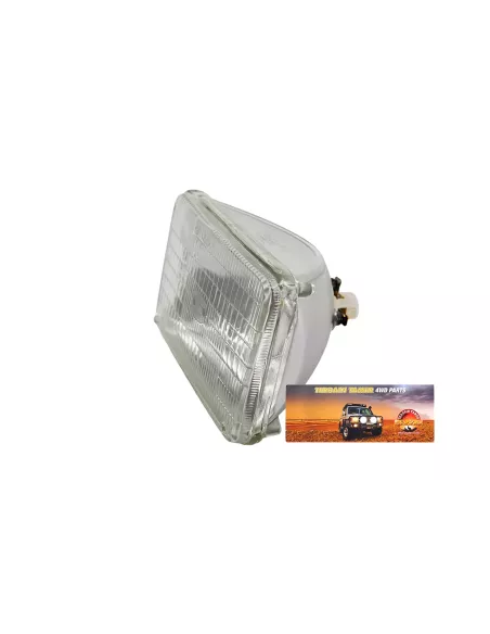Projecteur scellé haute/basse 12V 60/40W rectangle 165x100