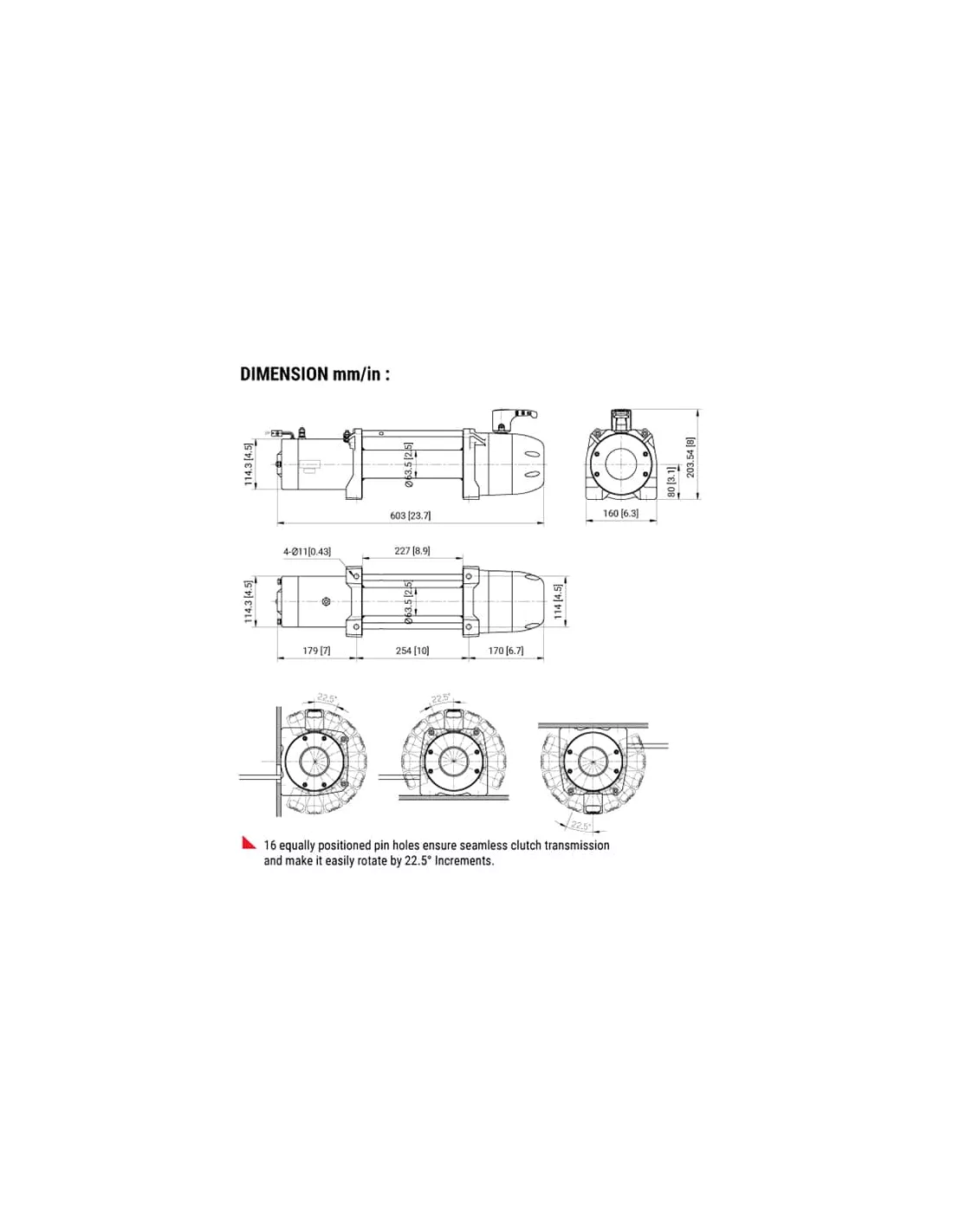 TREUIL COMEUP SLIM 9.5 RS (4309 KG) 12V - Corde synthétique