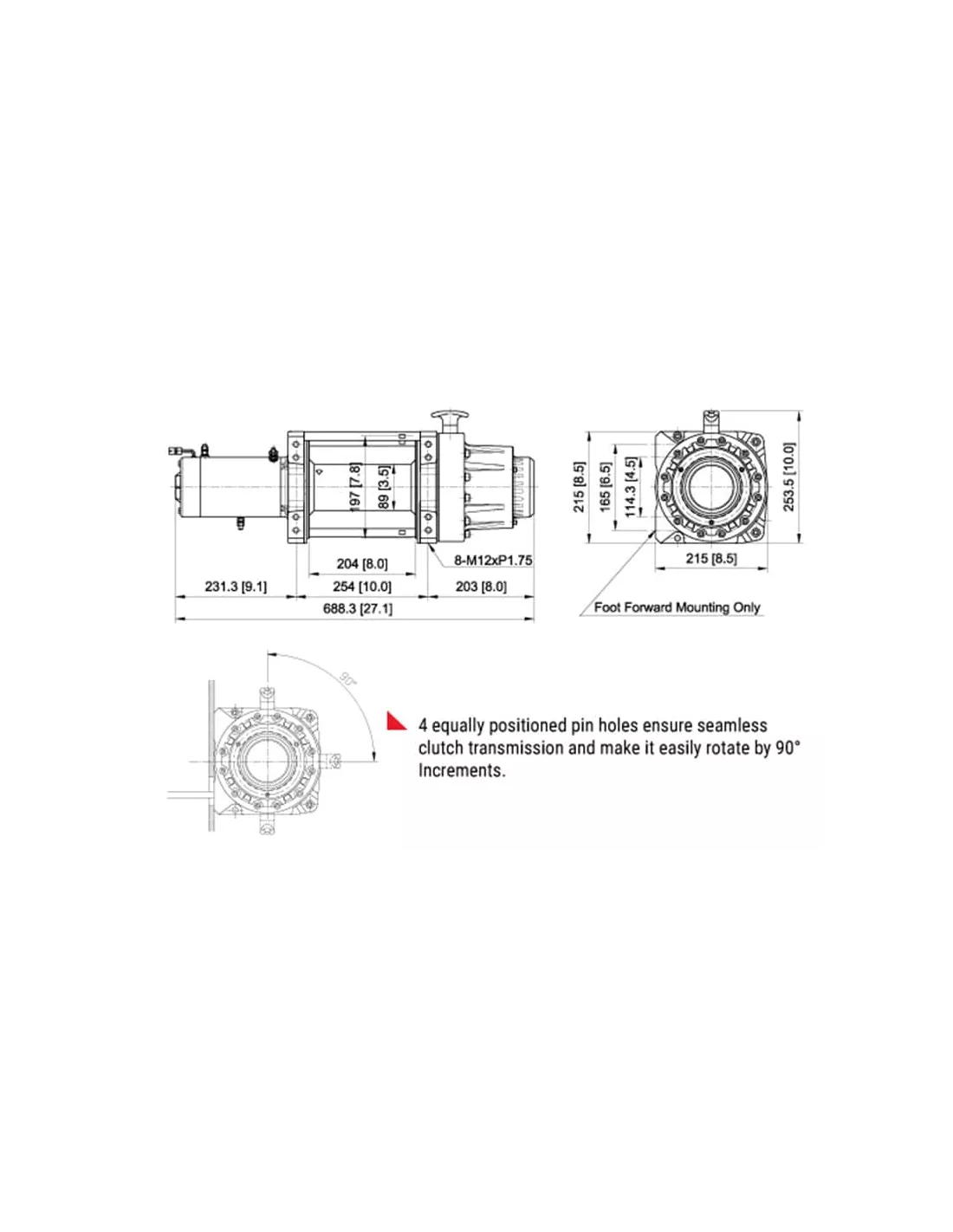 TREUIL COMEUP SEAL 20 RS (9072 KG) 12V - Corde synthétique