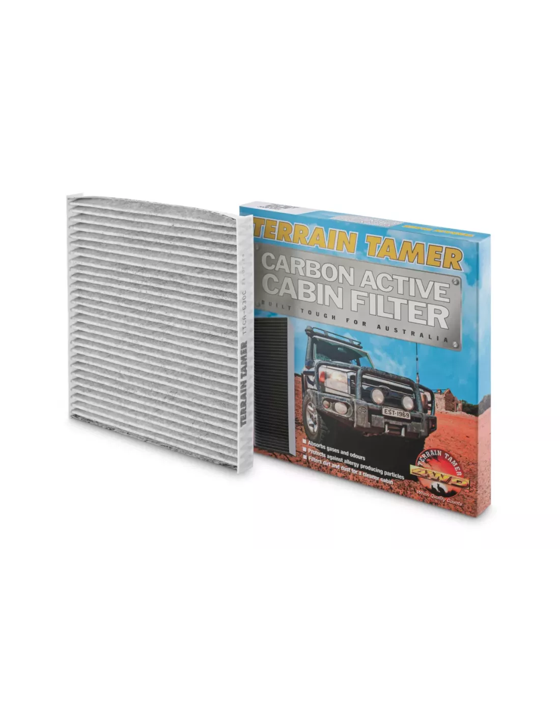 Filtre d'habitacle carbone actif Terrain Tamer