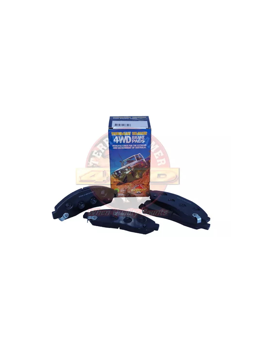Plaquettes frein avant Terrain Tamer 168x54 mm roues 14"