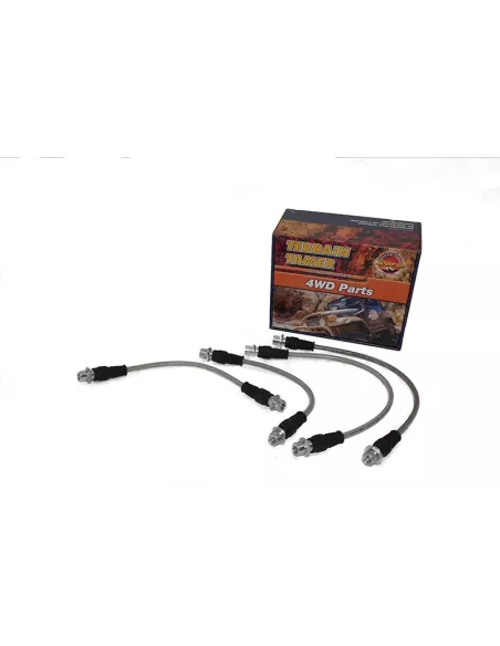 Kit durites de frein tressées suspension surélevée Terrain T